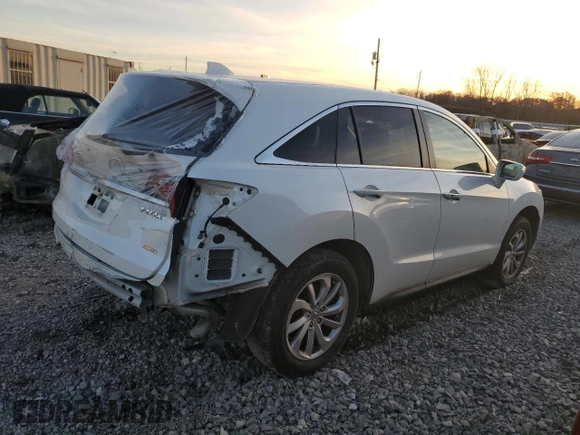 2017 Acura RDX with VIN 5J8TB4H39HL008607, listed as a Copart auction lot 83898234 with 116,685 mi miles and Salvage Title. Bid and sale history available at carsss.com. Image 3.