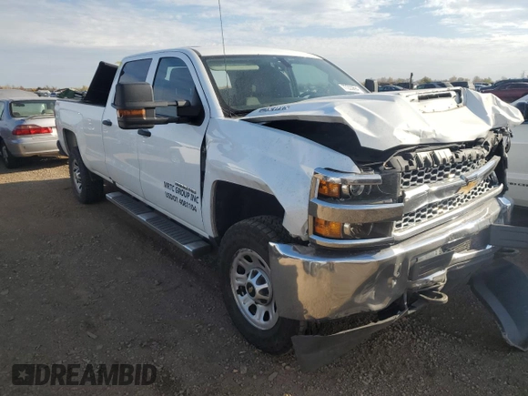 2019 Chevrolet Silverado 3500HD Work Truck with VIN 1GC4KVCY9KF228282, listed as a Copart auction lot 77223694 with 165,790 mi miles and Salvage Title. Bid and sale history available at carsss.com. Image 4.