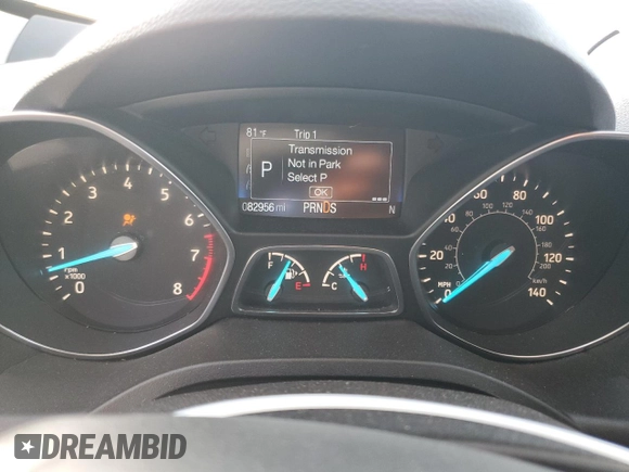 2019 Ford Escape Titanium with VIN 1FMCU9J92KUA78127, listed as a Copart auction lot 58488255 with 82,956 mi miles and Non repairable. Bid and sale history available at DreamBid. Image 9.
