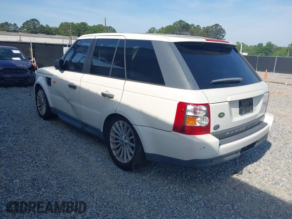 2008 Land Rover Range Rover Sport HSE with VIN SALSK25498A126852, listed as a IAAI auction lot 42154847 with 168,604 mi miles. Bid and sale history available at carsss.com. Image 3.