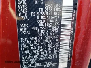 2014 Nissan Juke S with VIN JN8AF5MR1ET351874, listed as a Copart auction lot 45927775 with 157,798 mi miles and Salvage Title. Bid and sale history available at DreamBid. Image 14.