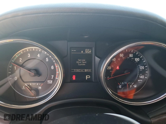 2013 Jeep Grand Cherokee Overland with VIN 1C4RJECTXDC546042, listed as a Copart auction lot 48132195 with 91,863 mi miles and Salvage Title. Bid and sale history available at carsss.com. Image 9.