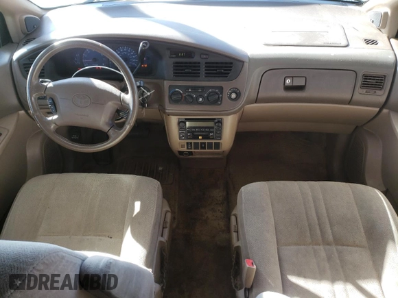 2002 Toyota Sienna LE with VIN 4T3ZF13C42U474033, listed as a Copart auction lot 45404675 with 186,920 mi miles and Salvage Title. Bid and sale history available at carsss.com. Image 8.