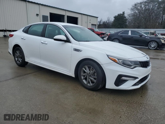 2019 Kia Optima LX with VIN 5XXGT4L3XKG335853, listed as a Copart auction lot 45223815 with 124,204 mi miles and Salvage Title. Bid and sale history available at carsss.com. Image 4.