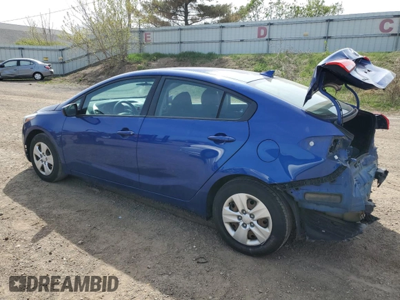 2017 Kia Forte LX with VIN 3KPFK4A72HE012872, listed as a Copart auction lot 54626355 with 78,281 mi miles and Clean Title. Bid and sale history available at carsss.com. Image 2.