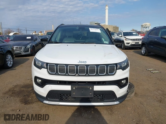 2022 Jeep Compass High Altitude with VIN 3C4NJDCB9NT130392, listed as a IAAI auction lot 41774217 with 47,429 mi miles and . Bid and sale history available at DreamBid. Image 12.