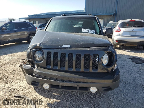 2014 Jeep Patriot Latitude with VIN 1C4NJRFB5ED855888, listed as a Copart auction lot 57969355 with 113,196 mi miles and Salvage title. Bid and sale history available at DreamBid. Image 5.