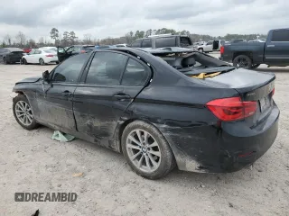 2018 BMW 3 Series 320i with VIN WBA8A9C5XJK622703, listed as a Copart auction lot 47660955 with 131,957 mi miles and Salvage Title. Bid and sale history available at carsss.com. Image 2.