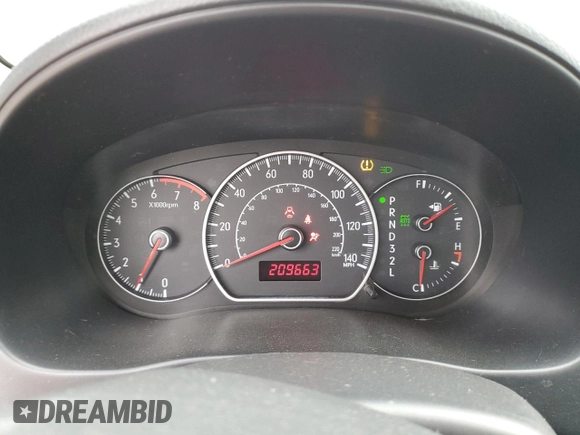 2007 Suzuki SX4 with VIN JS2YB413075100843, listed as a Copart auction lot 48932125 with 209,663 mi miles and Salvage Title. Bid and sale history available at carsss.com. Image 9.