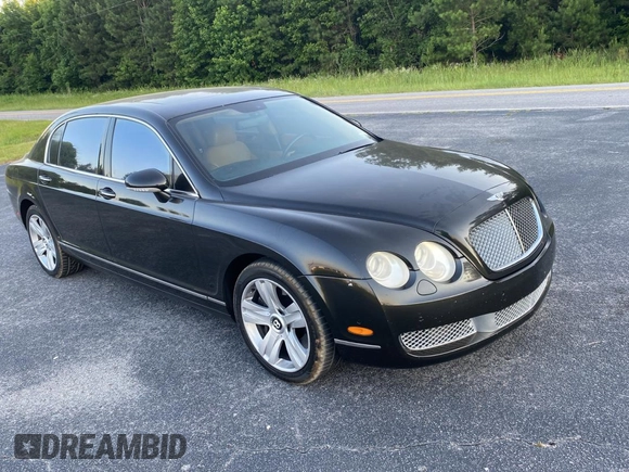 2007 Bentley Flying Spur с VIN SCBBR93W17C042658, выставлен на аукционе Copart как лот 62427535 с пробегом 97 393 миль миль и Списание • Salvage title. История ставок и продаж доступна на DreamBid. Изображение 1.