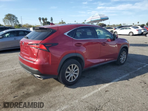 2020 Lexus NX 300 with VIN JTJAARBZXL5001159, listed as a Copart auction lot 50264585 with 49,024 mi miles and Salvage title. Bid and sale history available at DreamBid. Image 3.