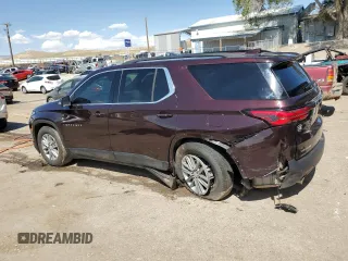2023 Chevrolet Traverse LT Cloth with VIN 1GNERGKW3PJ291398, listed as a Copart auction lot 56634104 with 8,777 mi miles and Salvage Title. Bid and sale history available at carsss.com. Image 2.