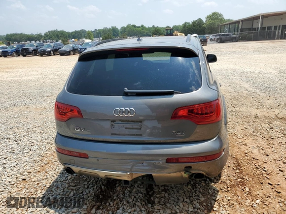 2015 Audi Q7 Premium Plus with VIN WA1LGAFE8FD006318, listed as a Copart auction lot 59210825 with 91,891 mi miles and Salvage title. Bid and sale history available at DreamBid. Image 6.