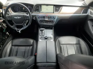 2018 Genesis G80 3.8L with VIN KMHGN4JE8JU240226, listed as a Copart auction lot 61065465 with 39,863 mi miles and Salvage title. Bid and sale history available at DreamBid. Image 8.