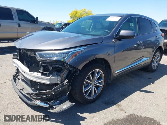 2019 Acura RDX w/Technology Pkg with VIN 5J8TC2H5XKL005340, listed as a IAAI auction lot 42098235 with 61,656 mi miles. Bid and sale history available at carsss.com. Image 2.