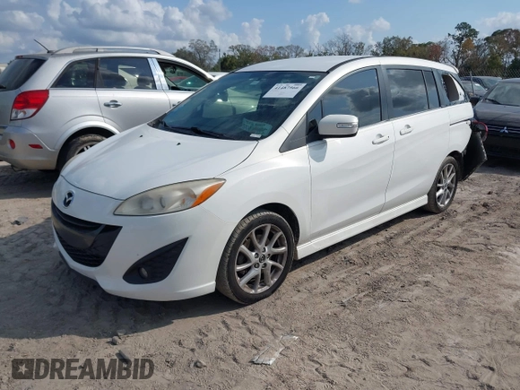 2015 Mazda 5 Touring with VIN JM1CW2CL2F0185478, listed as a IAAI auction lot 41487566 with 169,450 mi miles. Bid and sale history available at carsss.com. Image 2.