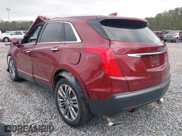 2017 Cadillac XT5 Premium Luxury AWD with VIN 1GYKNERS6HZ297417, listed as a IAAI auction lot 41600193 with 1 mi miles. Bid and sale history available at carsss.com. Image 3.