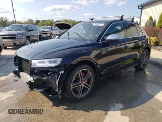 2020 Audi SQ5 Premium Plus with VIN WA1B4AFY0L2123543, listed as a Copart auction lot 71032274 with 44,446 mi miles and Salvage Title. Bid and sale history available at DreamBid. Image 1.