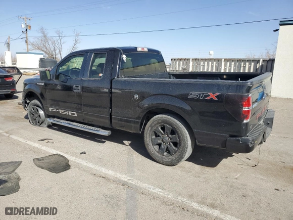 2014 Ford F-150 XL with VIN 1FTEX1CMXEFD08853, listed as a Copart auction lot 49255355 with 175,355 mi miles and Salvage Title. Bid and sale history available at carsss.com. Image 2.