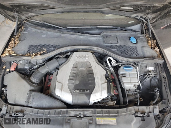 2016 Audi A6 Prestige with VIN WAUHGAFC2GN001442, listed as a Copart auction lot 61633805 with 128,140 mi miles and Salvage title. Bid and sale history available at DreamBid. Image 11.