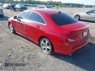 2015 Mercedes-Benz CLA 250 with VIN WDDSJ4GB3FN177437, listed as a IAAI auction lot 42481056 with 93,473 mi miles and . Bid and sale history available at DreamBid. Image 3.