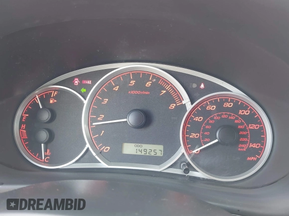 2009 Subaru WRX w/Premium Pkg z VIN JF1GE76619G521520, wystawiony jako IAAI lot #41577390 z przebiegiem 149 257 mil mil oraz . Historia ofert i sprzedaży dostępna na DreamBid. Obrazek 7.
