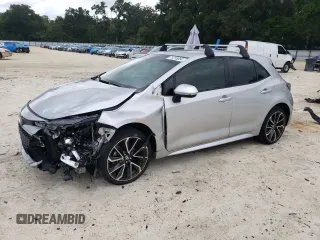 2020 Toyota Corolla Hatchback XSE with VIN JTNA4RBE6L3091344, listed as a Copart auction lot 71215054 with 45,700 mi miles and Non Repairable. Bid and sale history available at carsss.com. Image 1.