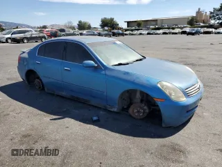 2003 Infiniti G35 w/Leather with VIN JNKCV51E43M304708, listed as a Copart auction lot 72545204 with 197,480 mi miles and Salvage Title. Bid and sale history available at DreamBid. Image 4.