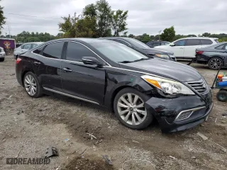 2017 Hyundai Azera Limited with VIN KMHFH4JGXHA583166, listed as a Copart auction lot 69678454 with 102,339 mi miles and Salvage Title. Bid and sale history available at carsss.com. Image 4.