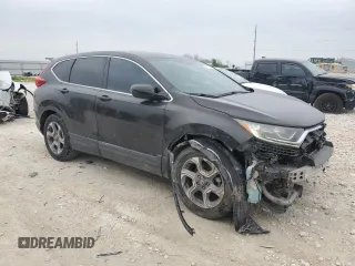 2017 Honda CR-V EX-L with VIN 2HKRW1H89HH510870, listed as a Copart auction lot 51213155 with 74,828 mi miles and Salvage Title. Bid and sale history available at DreamBid. Image 4.