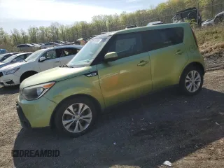 2015 Kia Soul + with VIN KNDJP3A57F7774581, listed as a Copart auction lot 53525905 with 126,763 mi miles and Salvage Title. Bid and sale history available at carsss.com. Image 1.