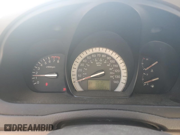 2007 Kia Spectra EX with VIN KNAFE121375478544, listed as a Copart auction lot 51572015 with 200,203 mi miles and Salvage Title. Bid and sale history available at carsss.com. Image 9.