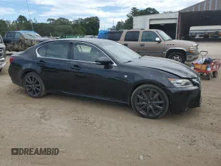 2015 Lexus GS 350 with VIN JTHBE1BL2FA007010, listed as a Copart auction lot 73589454 with 106,317 mi miles and Salvage Title. Bid and sale history available at carsss.com. Image 4.