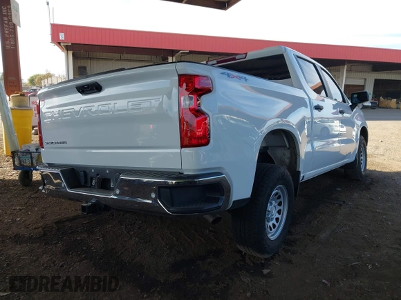 2023 Chevrolet Silverado 1500 with VIN 3GCPDAEK7PG207624, listed as a IAAI auction lot 41543815 with 24,108 mi miles and . Bid and sale history available at DreamBid. Image 4.