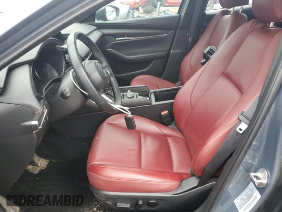 2024 Mazda 3 S Carbon Edition with VIN JM1BPBLM7R1656105, listed as a Copart auction lot 49141345 with 20,596 mi miles and Salvage title. Bid and sale history available at DreamBid. Image 7.