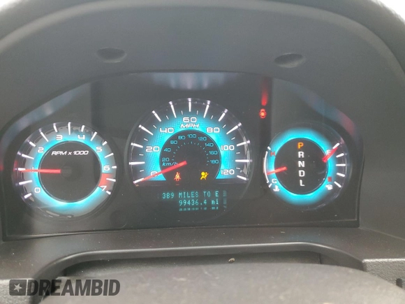 2012 Ford Fusion SEL with VIN 3FAHP0JA4CR374496, listed as a Copart auction lot 56031465 with 99,436 mi miles and Salvage Title. Bid and sale history available at DreamBid. Image 9.