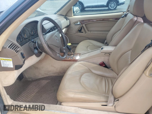 1999 Mercedes-Benz SL 500 with VIN WDBFA68F7XF177749, listed as a Copart auction lot 51460545 with 140,028 mi miles and Clean title. Bid and sale history available at DreamBid. Image 7.
