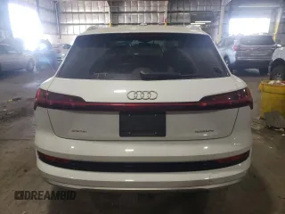 2021 Audi e-tron Prestige with VIN WA1VABGEXMB001869, listed as a Copart auction lot 52728573 with 26,110 mi miles. Bid and sale history available at carsss.com. Image 6.