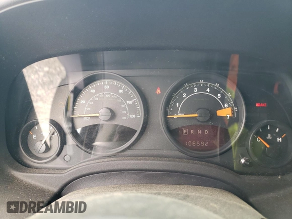 2017 Jeep Compass Sport with VIN 1C4NJCBA4HD147548, listed as a Copart auction lot 55671495 with 108,592 mi miles and Salvage title. Bid and sale history available at DreamBid. Image 9.