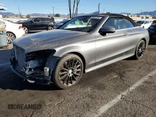 2017 Mercedes-Benz C 300 with VIN WDDWK4JB9HF444987, listed as a Copart auction lot 83881354 with 22,000 mi miles and Salvage Title. Bid and sale history available at DreamBid. Image 1.