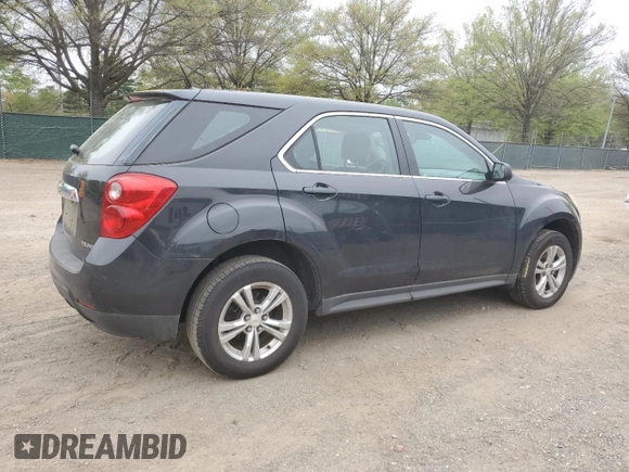 2013 Chevrolet Equinox LS with VIN 2GNALBEK7D6284913, listed as a Copart auction lot 53958535 with 116,254 mi miles and Clean Title. Bid and sale history available at carsss.com. Image 3.