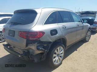 2020 Mercedes-Benz GLC 300 with VIN W1N0G8DB1LF805165, listed as a IAAI auction lot 41966716 with 107,904 mi miles and . Bid and sale history available at DreamBid. Image 4.