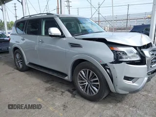 2023 Nissan Armada SL z VIN JN8AY2BA6P9401531, wystawiony jako IAAI lot #42407174 z przebiegiem 12 473 mil mil oraz . Historia ofert i sprzedaży dostępna na DreamBid. Obrazek 1.