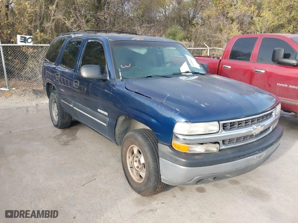 2001 Chevrolet Tahoe LT with VIN 1GNEC13T91J171857, listed as a IAAI auction lot 41095474 with 357,071 mi miles. Bid and sale history available at carsss.com. Image 1.