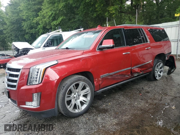 2015 Cadillac Escalade ESV Premium z VIN 1GYS4TKJ4FR547033, wystawiony jako Copart lot #58753655 z przebiegiem 158 508 mil mil oraz Szkoda całkowita • Salvage title. Historia ofert i sprzedaży dostępna na DreamBid. Obrazek 1.