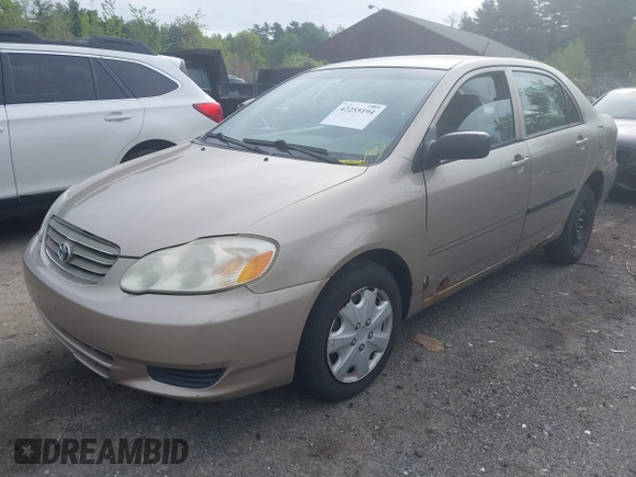 2004 Toyota Corolla CE with VIN 2T1BR32E44C235036, listed as a IAAI auction lot 42255194 with 154,580 mi miles and . Bid and sale history available at DreamBid. Image 2.