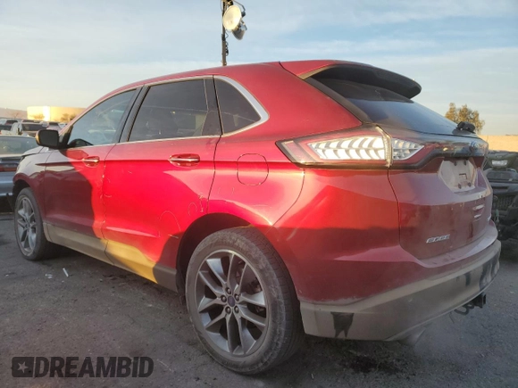 2016 Ford Edge Titanium with VIN 2FMPK3K84GBB78656, listed as a Copart auction lot 42743205 with 111,429 mi miles and Salvage Title. Bid and sale history available at carsss.com. Image 2.