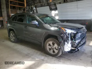 2024 Toyota RAV4 XLE with VIN 2T3P1RFV8RC442568, listed as a Copart auction lot 52145615 with 11,248 mi miles and Salvage Title. Bid and sale history available at DreamBid. Image 4.