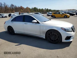 2015 Mercedes-Benz S 63 AMG with VIN WDDUG7JB6FA185024, listed as a Copart auction lot 51358095 with Not Provided miles and Non Repairable. Bid and sale history available at carsss.com. Image 4.