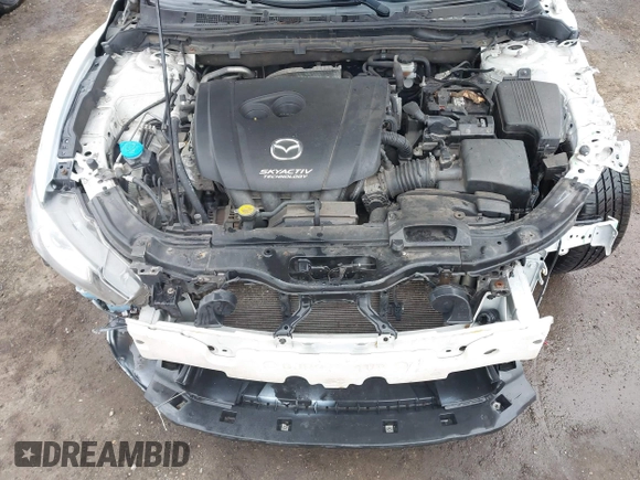 2015 Mazda 6 i Sport with VIN JM1GJ1U50F1220703, listed as a IAAI auction lot 41475129 with 127,834 mi miles. Bid and sale history available at carsss.com. Image 10.